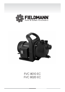 Manual Fieldmann FVC 8010 Garden Pump