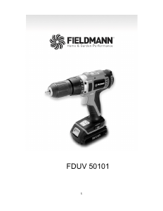 Manual Fieldmann FDUV 50101 Maşină de găurit-înşurubat
