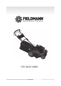 Manuál Fieldmann FZR 4618-144BV Travní sekačka