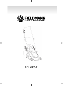 Návod Fieldmann FZR 2035-E Kosačka