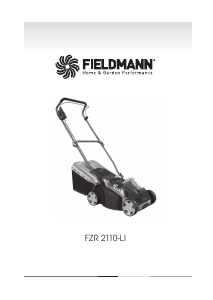 Manuál Fieldmann FZR 2110-Li Travní sekačka