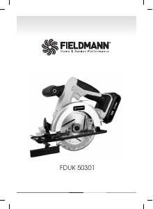 Manual Fieldmann FDUK 50301 Circular Saw
