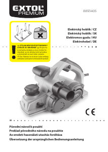 Bedienungsanleitung Extol 8893405 Hobel