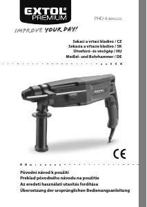 Bedienungsanleitung Extol 8890250 Bohrhammer