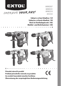 Bedienungsanleitung Extol 401232 Bohrhammer