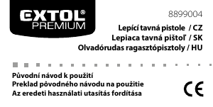 Návod Extol 8899004 Lepiaca pištoľ