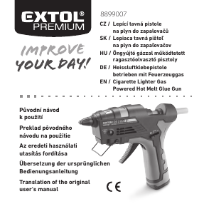 Manual Extol 8899007 Glue Gun