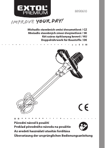 Használati útmutató Extol 8890610 Betonkeverő