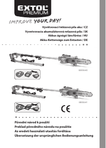 Bedienungsanleitung Extol 8895641 Kettensäge