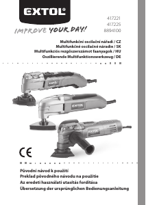 Bedienungsanleitung Extol 417225 Multifunktionswerkzeug