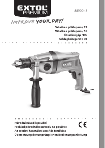 Manuál Extol 8890048 Vrtací kladivo