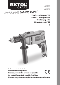 Bedienungsanleitung Extol 401182 Schlagbohrmaschine