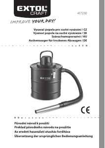 Bedienungsanleitung Extol 417230 Staubsauger