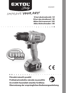 Bedienungsanleitung Extol 402401 Bohrschrauber