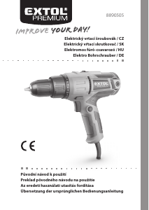 Bedienungsanleitung Extol 8890505 Bohrschrauber