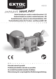 Bedienungsanleitung Extol 410133 Tischschleifer