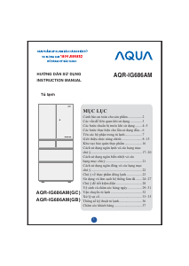 Hướng dẫn sử dụng Aqua AQR-IG686AM Tủ đông lạnh