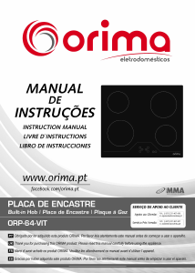 Manual Orima ORP 64 VIT Placa