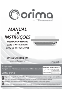 Handleiding Orima ORG 6042 Afzuigkap