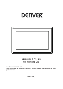 Manuale Denver PFF-711MK2 Cornice digitale