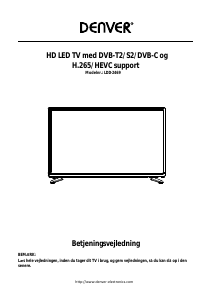 Brugsanvisning Denver LDD-2469 LED TV