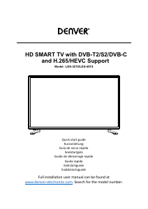 Manuale Denver LDS-4074 LED televisore