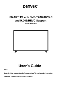 Handleiding Denver LDS-5070 LED televisie