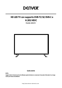 Manuale Denver LDD-3273 LED televisore