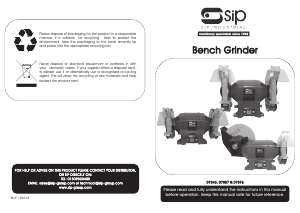 Manual SIP 07576 Bench Grinder