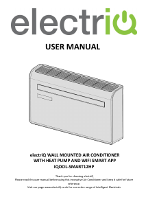 Manual ElectriQ IQOOL-SMART12HP Air Conditioner