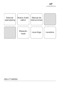 Handleiding Continental Edison CELLT126DD2 Wasmachine