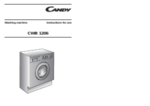Manual Candy CWB 1206-80S Washing Machine