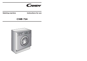 Manual Candy CWB 714-80S Washing Machine