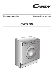 Manual Candy CWB 714DN1-S Washing Machine