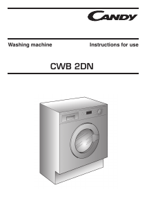 Manual Candy CWB 1462DN1-S Washing Machine