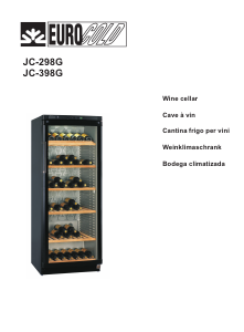 Manual de uso Eurocold JC-298G Vinoteca