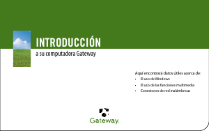 Manual de uso Gateway MX3130 Portátil