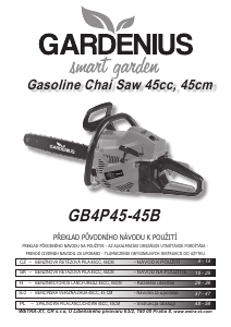 Használati útmutató Gardenius GB4P45-45B Láncfűrész