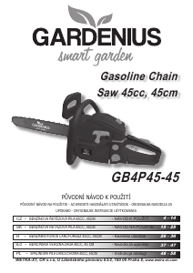 Instrukcja Gardenius GB4P45-45 Piła łańcuchowa