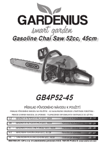 Manuál Gardenius GB4P52-45 Motorová pila