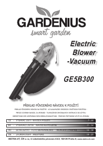 Návod Gardenius GE5B300 Vysávač lístia