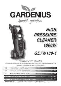 Használati útmutató Gardenius GE7W180-1 Magasnyomású mosó