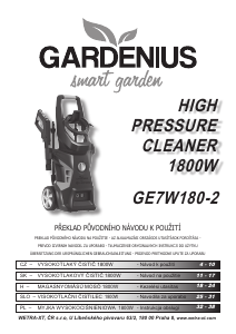 Návod Gardenius GE7W180-2 Vysokotlakový čistič