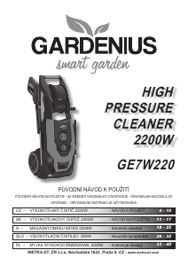 Manuál Gardenius GE7W220 Tlaková myčka