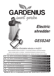 Instrukcja Gardenius GE5S240 Rozdrabniacz