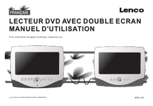 Mode d’emploi Lenco MES-330 Lecteur DVD