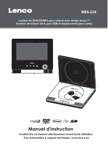 Mode d’emploi Lenco MES-224 Lecteur DVD