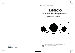 Manual de uso Lenco IPD-4000 Docking station