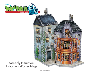 Bedienungsanleitung Wrebbit Weasleys Wizard Wheezes and Daily Prophet 3D-Puzzle