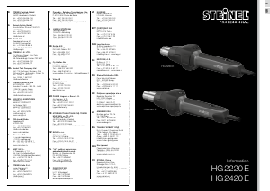Bedienungsanleitung Steinel HG 2220 E Heissluftpistole